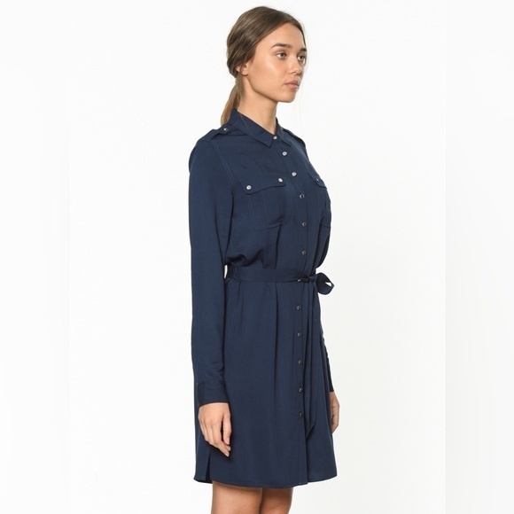 Tommy Hilfiger Dress. Size: XS Color: Navy Blue - Picture 4 of 15